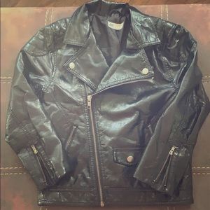 H&M boys faux leather jacket